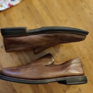 SANDRO Brown Leather Loafers 13D